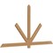 Ekena Millwork Kennewick Timber Gable Bracket, Western Red Cedar, 84"W x 45"H x 1 1/2"D x 3 1/2"F, 13/12 Pitch GBW084X45X0204KEN00SWR - alternate 2